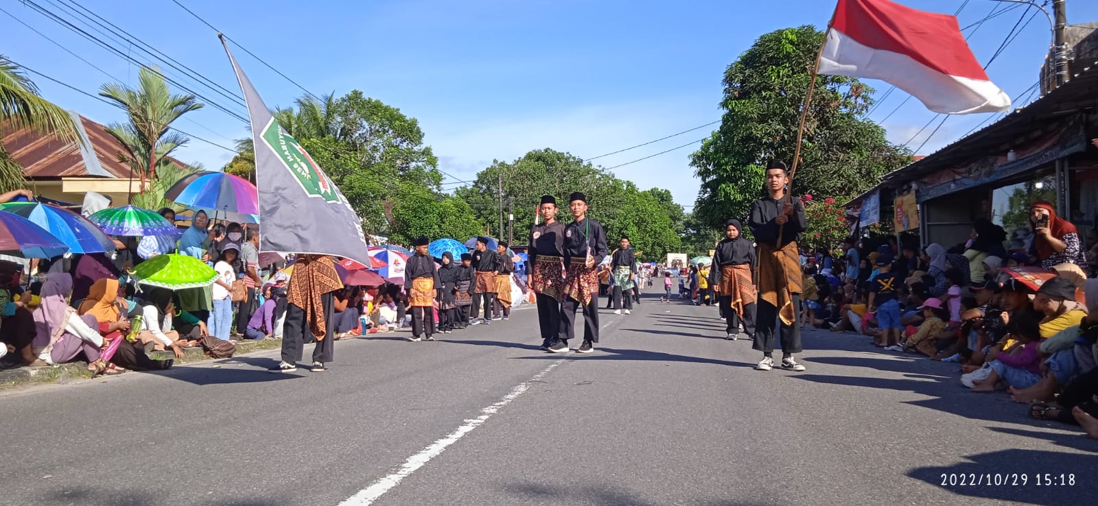 DPW Maung Pande Bangka Belitung Ikut Ramaikan Pawai Pembangunan