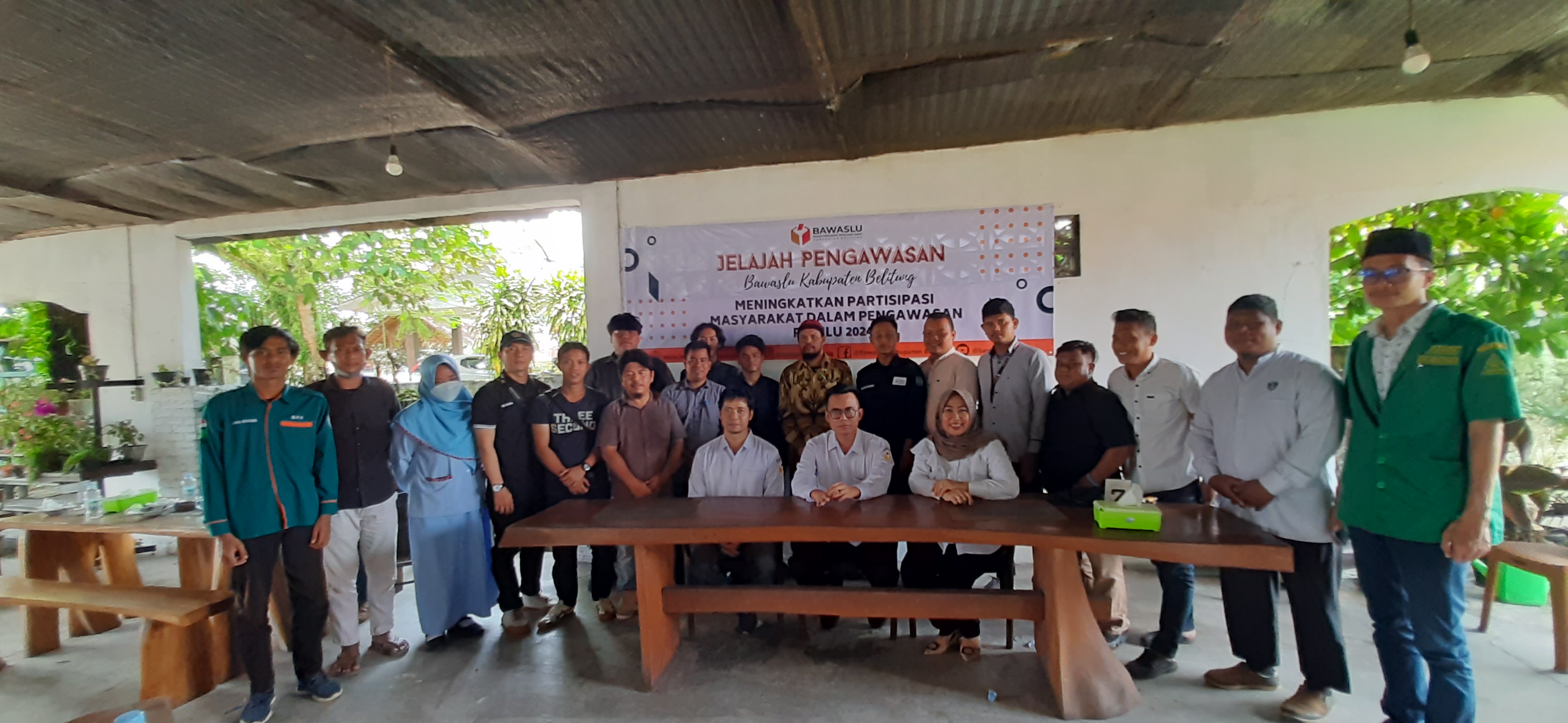 Ajak Masyarakat Awasi Pemilu, Bawaslu Belitung Gelar Acara Jelajah Pengawasan