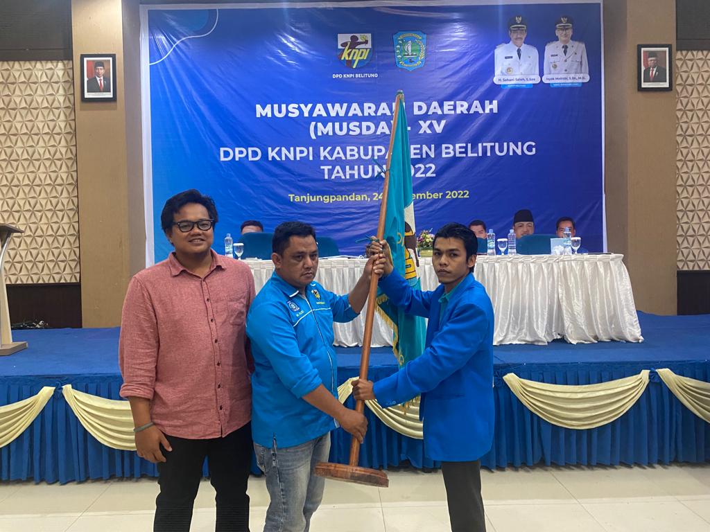 Husri Nahkoda Baru KNPI Belitung, Unggul Telak Dalam Proses Pemilihan