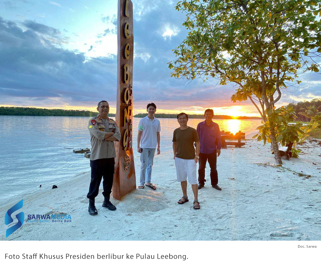 Staff Khusus Presiden Kunjungi Pulau Leebong untuk Berlibur