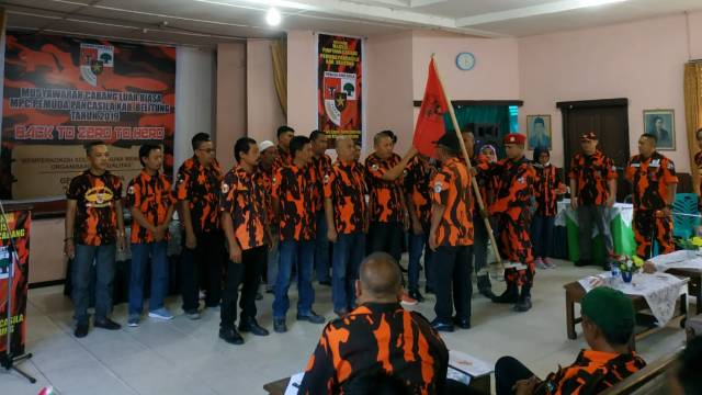 Saptomi Terpilih sebagai Ketua MPC Pemuda Pancasila Kabupaten Belitung